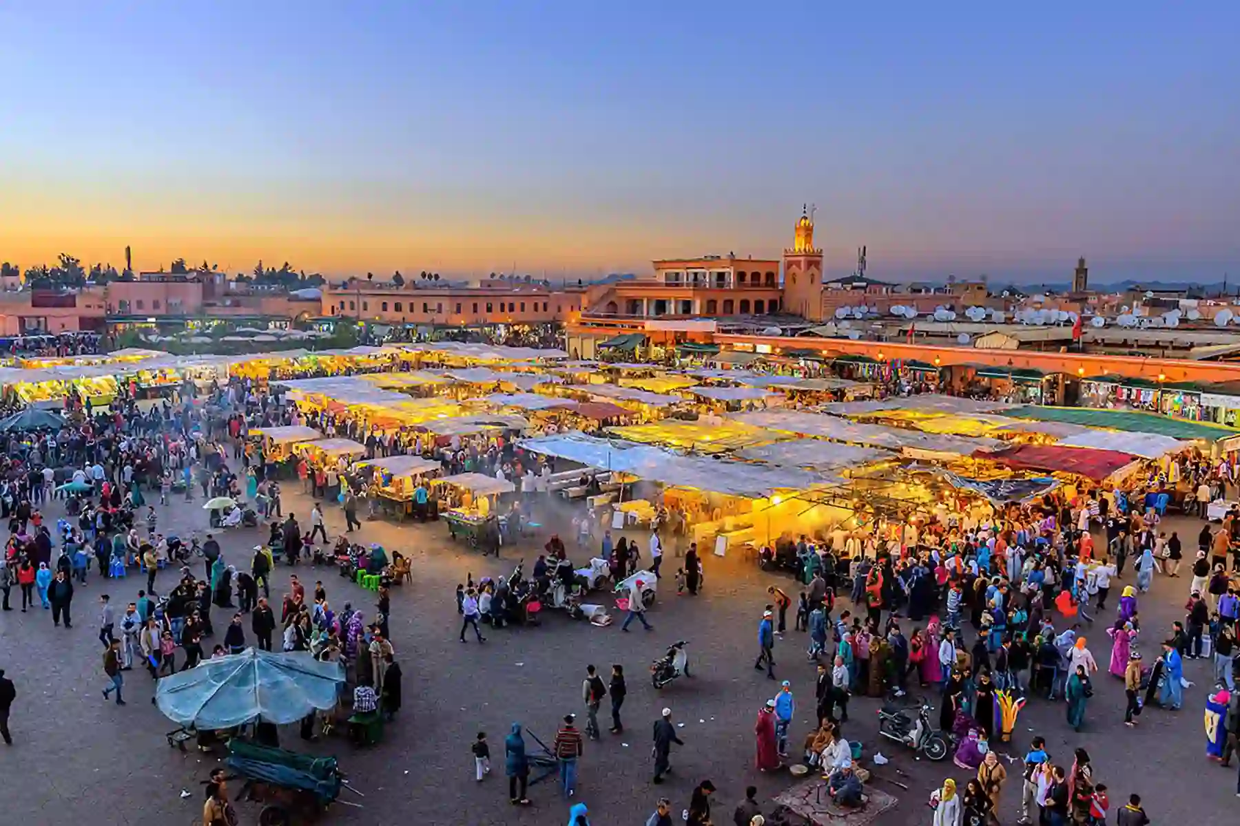 Erg Chebbi golden dunes at sunrise — private Sahara desert tour from Marrakech (3 days)