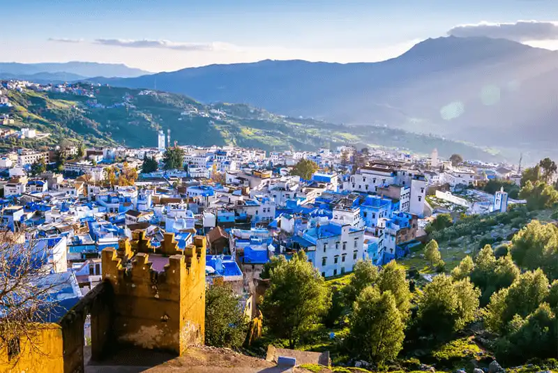 Chefchaouen blue city day trip from Fes in the Rif mountains